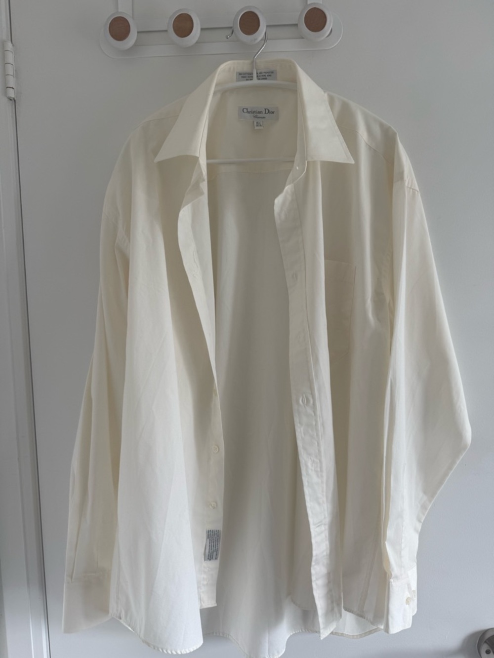 Dior Men’s Cream Lightweight Shirt